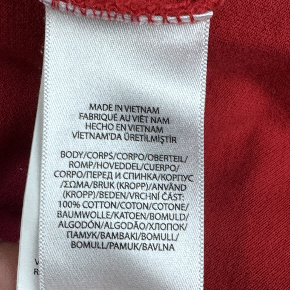 Polo Ralph Lauren Big Logo Red Polo Shirt Men's Size L Color block Collar - Picture 6 of 10